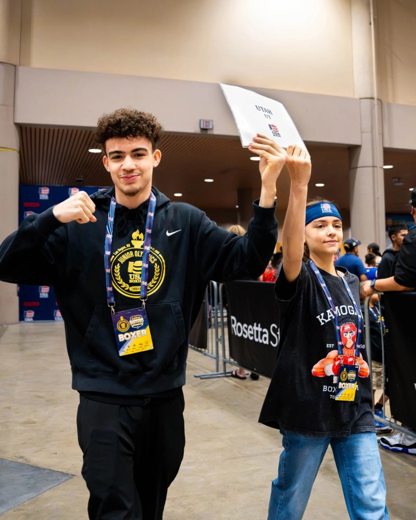 Three Pillars boxers at the USA Boxing Junior Olympics representing Utah